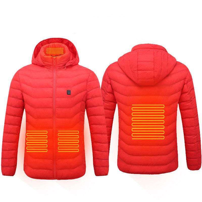 USB Electric Heated Jacket, 3+2 Heating Zone Cover The Upper Body - Dabfavshop