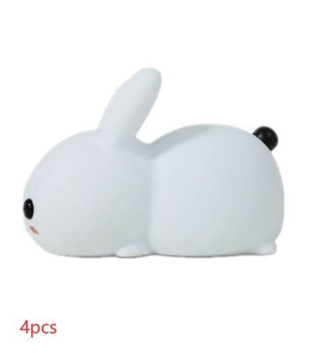 Colorful Rabbit Silicone LED Sleeping Aid Collectible - Dabfavshop