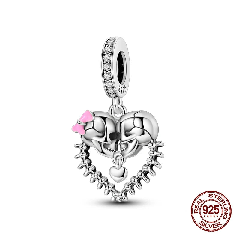 Halloween Luminous Charms Bead 925 Sterling Silver Dabfavshop