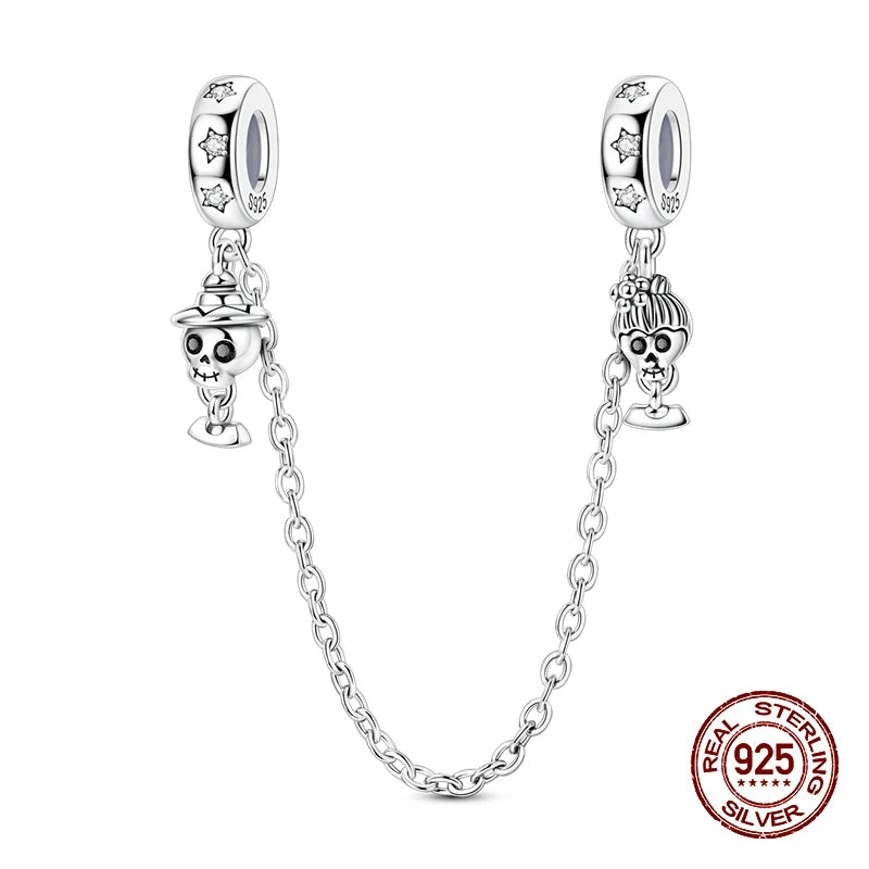 Halloween Luminous Charms Bead 925 Sterling Silver Dabfavshop