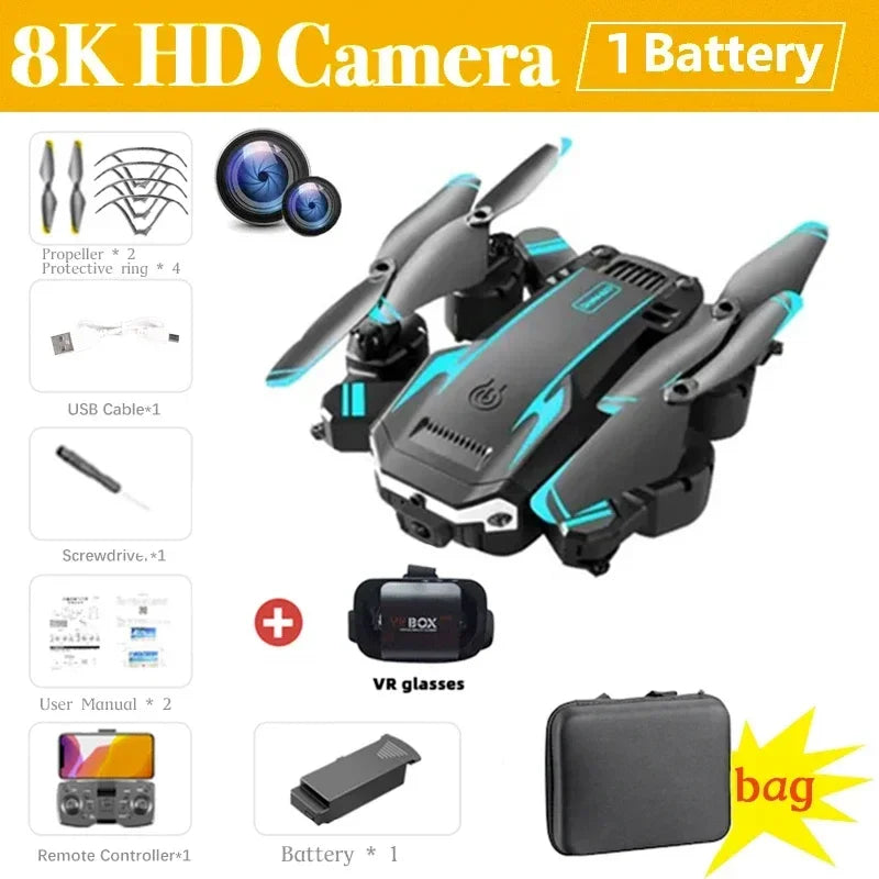 G6 Pro GPS Professional Drone 8K HD Dual-Camera Aerial Photography Omnidirectional Obstacle Avoidance Quadrotor RC Distance 5KM Dabfavshop