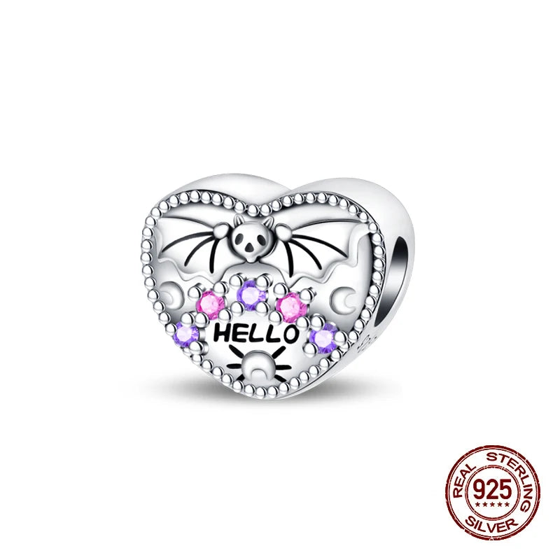 Halloween Luminous Charms Bead 925 Sterling Silver Dabfavshop