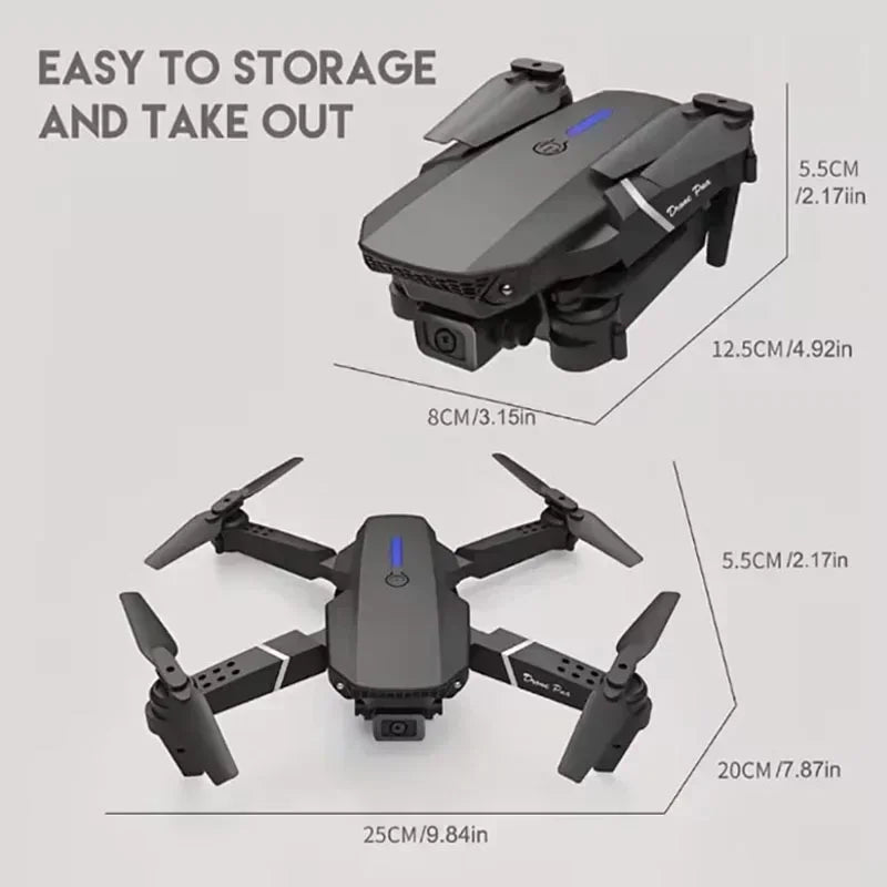 Drone Wide Angle HD 4K 1080P Camera Height Hold RC Foldable Quadcopter Helicopter Dabfavshop