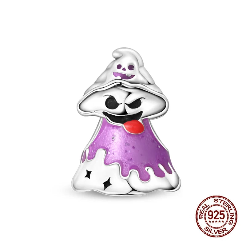 Halloween Luminous Charms Bead 925 Sterling Silver Dabfavshop