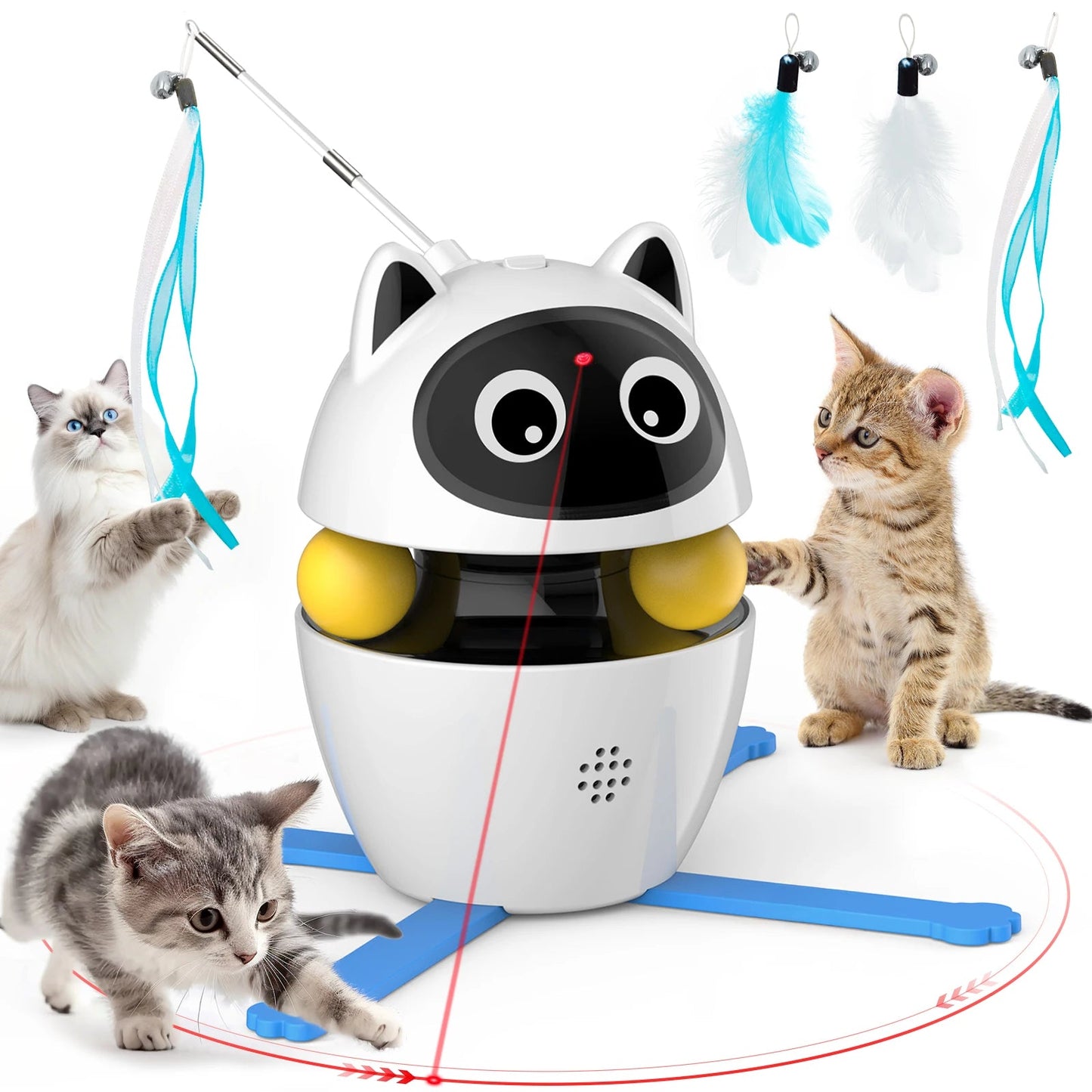 PawGlow 3-in-1 Cat Toy – Chase, Pounce & Play! Shop1103260006 Store