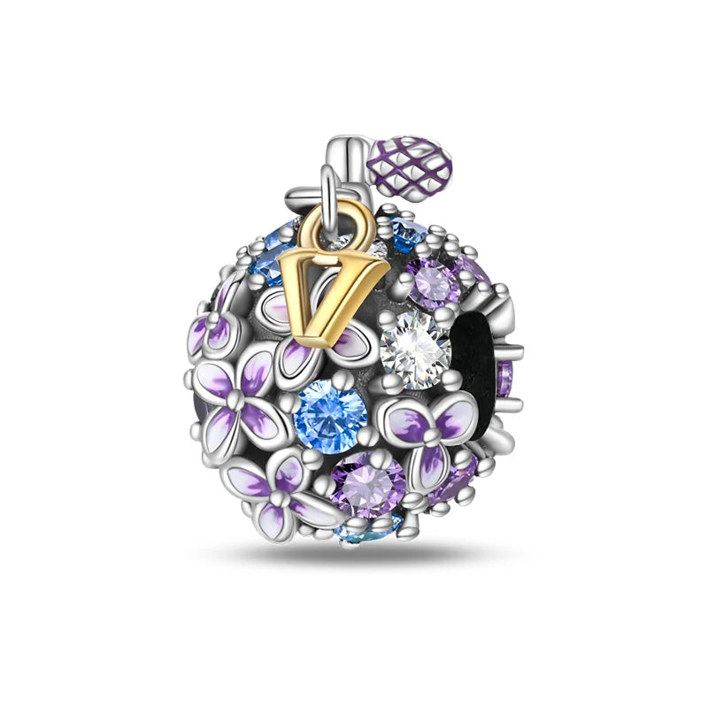 Romantic Pink Crown Perfume Bottle Charms Beads Bracelets Fine Jewelry Dabfavshop