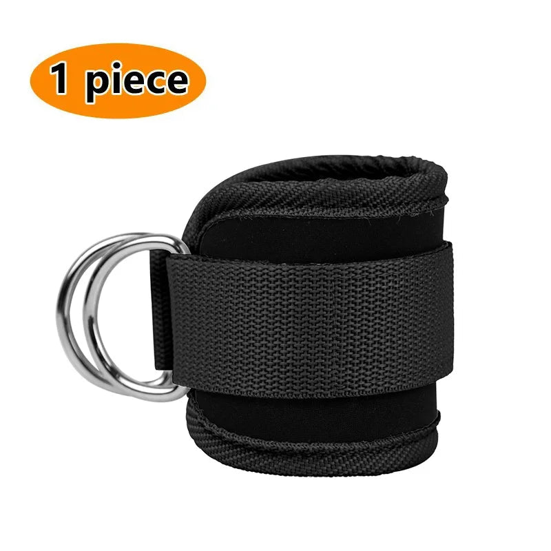 Cable Ankle Straps Double D-Ring Ankle Cuffs For Gym Workouts Glutes Legs Strength Training Brace Support Sport Safety Abductors Dabfavshop