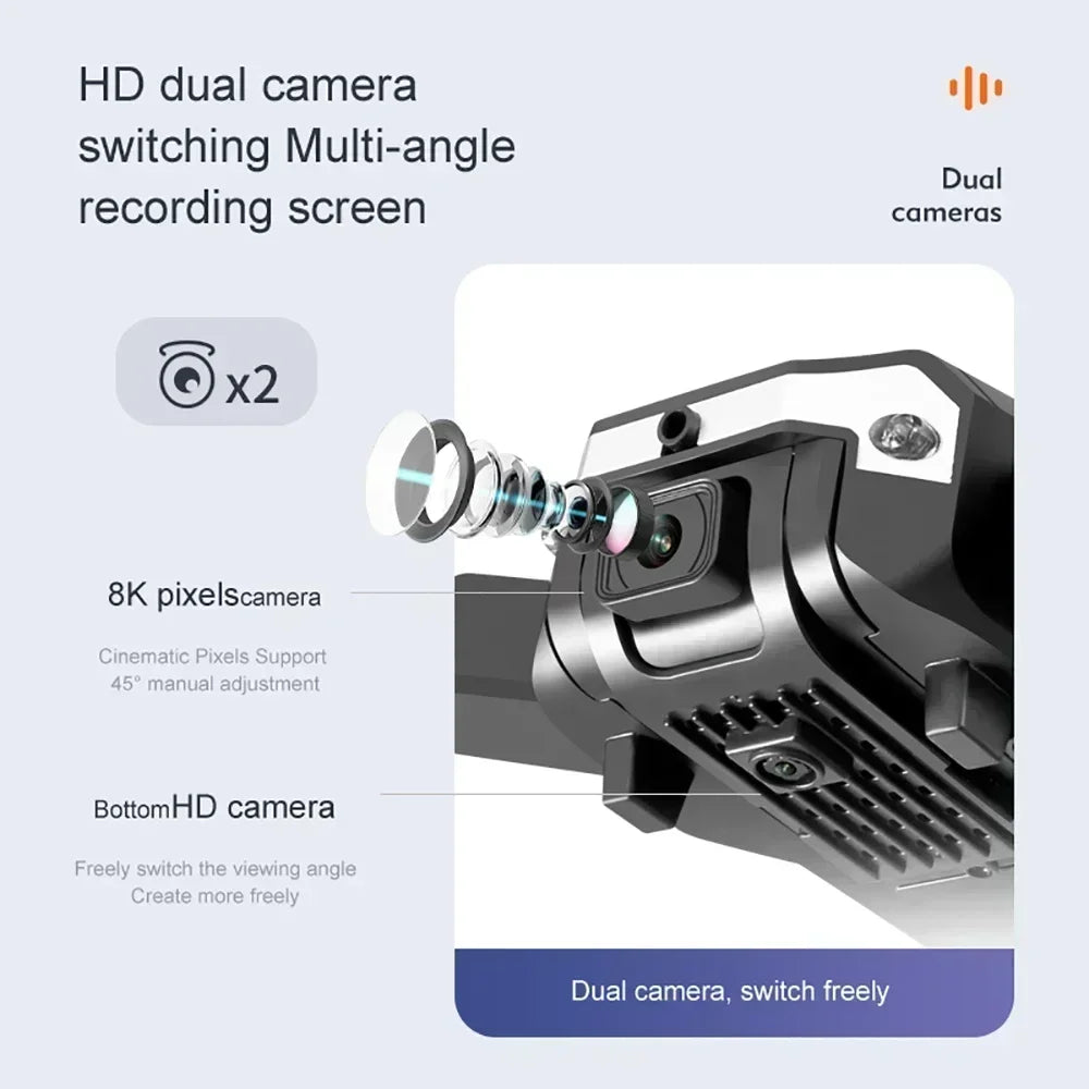 G6 Pro GPS Professional Drone 8K HD Dual-Camera Aerial Photography Omnidirectional Obstacle Avoidance Quadrotor RC Distance 5KM Dabfavshop