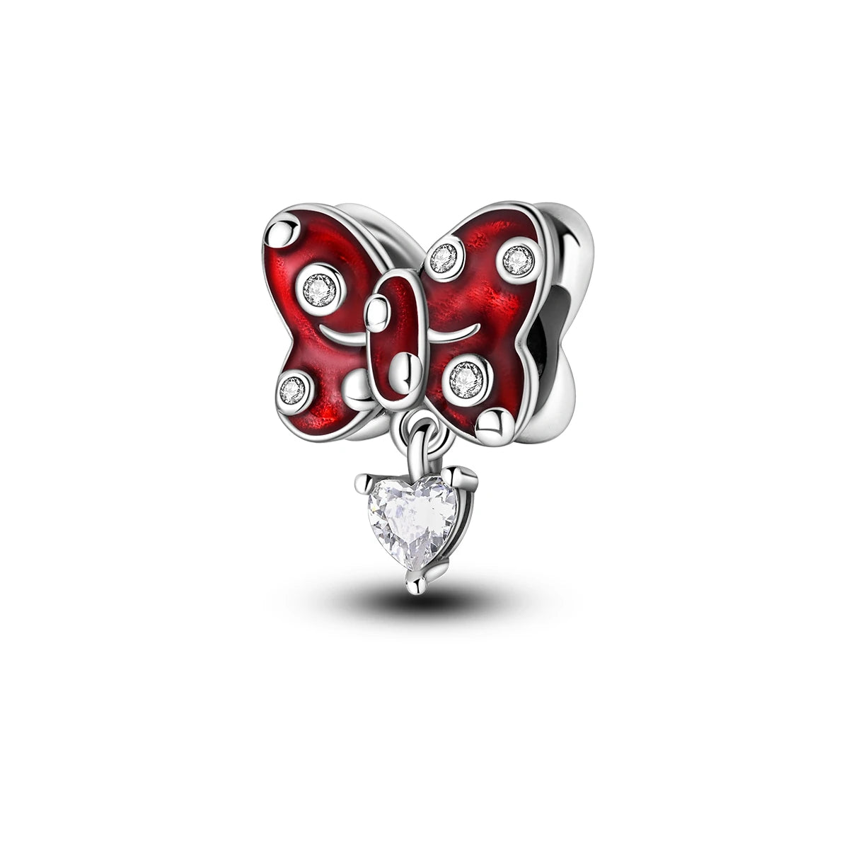 Red Charm Bead Original 925 Silver Fit Bracelet Pendant Diy Car Coffee Cherry For Woman Jewelry Dabfavshop