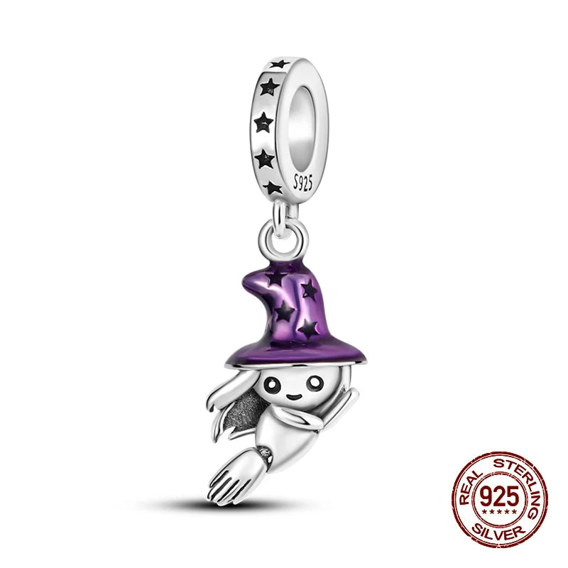 Halloween Luminous Charms Bead 925 Sterling Silver Dabfavshop