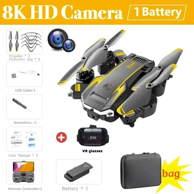 G6 Pro GPS Professional Drone 8K HD Dual-Camera Aerial Photography Omnidirectional Obstacle Avoidance Quadrotor RC Distance 5KM Dabfavshop