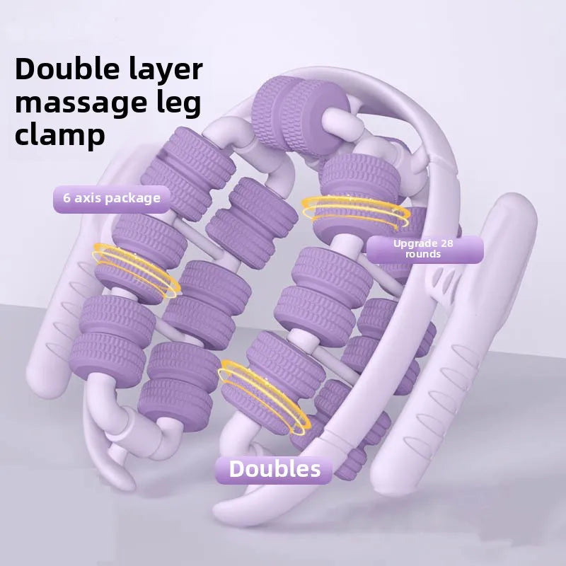 28 Wheel Annular Leg Clamp Anti-Cellulite Massager Body Slimming Roller Dabfavshop