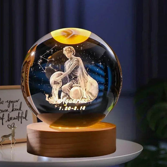 3D Crystal Ball Glass Decoration - Dabfavshop