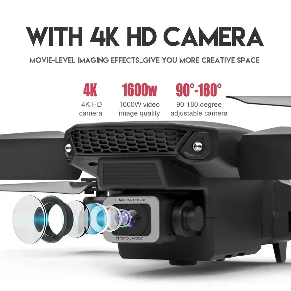 Drone Wide Angle HD 4K 1080P Camera Height Hold RC Foldable Quadcopter Helicopter Dabfavshop