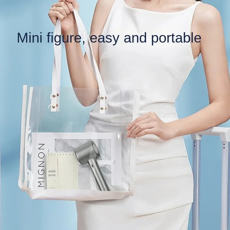 Portable Hand Fan , 120 Wind Speeds, Mini Bladeless Handheld Fan, USB Rechargeable Personal Highspeed Fans Dabfavshop