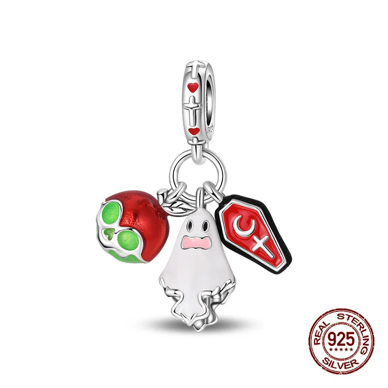 Halloween Luminous Charms Bead 925 Sterling Silver Dabfavshop
