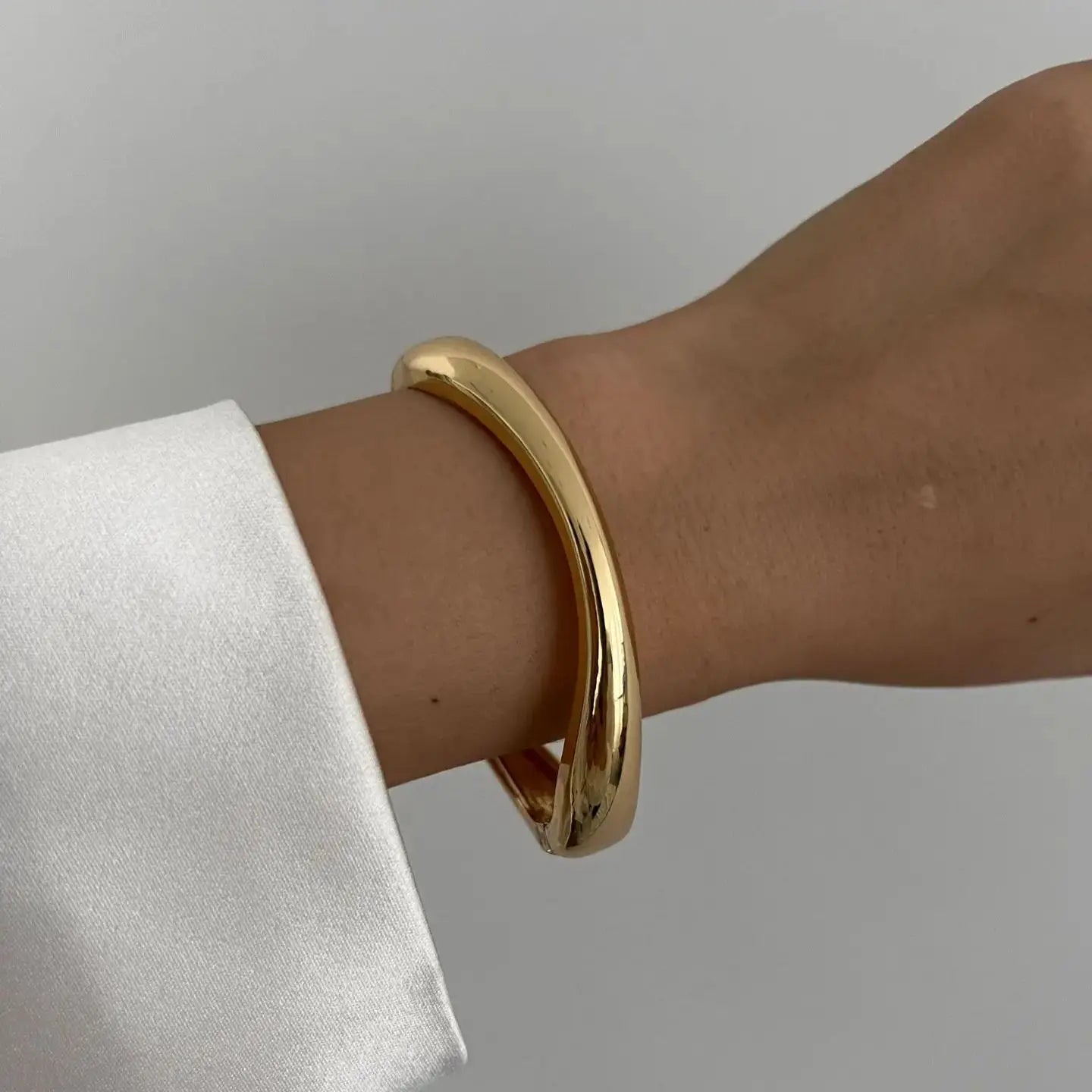 3 Styles Gold Silver Color Geometric Spring Bangles Dabfavshop