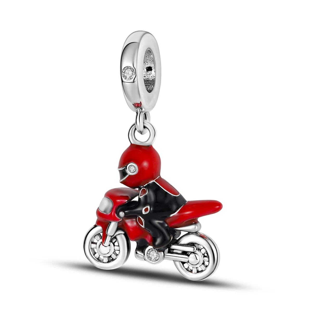 Red Charm Bead Original 925 Silver Fit Bracelet Pendant Diy Car Coffee Cherry For Woman Jewelry Dabfavshop