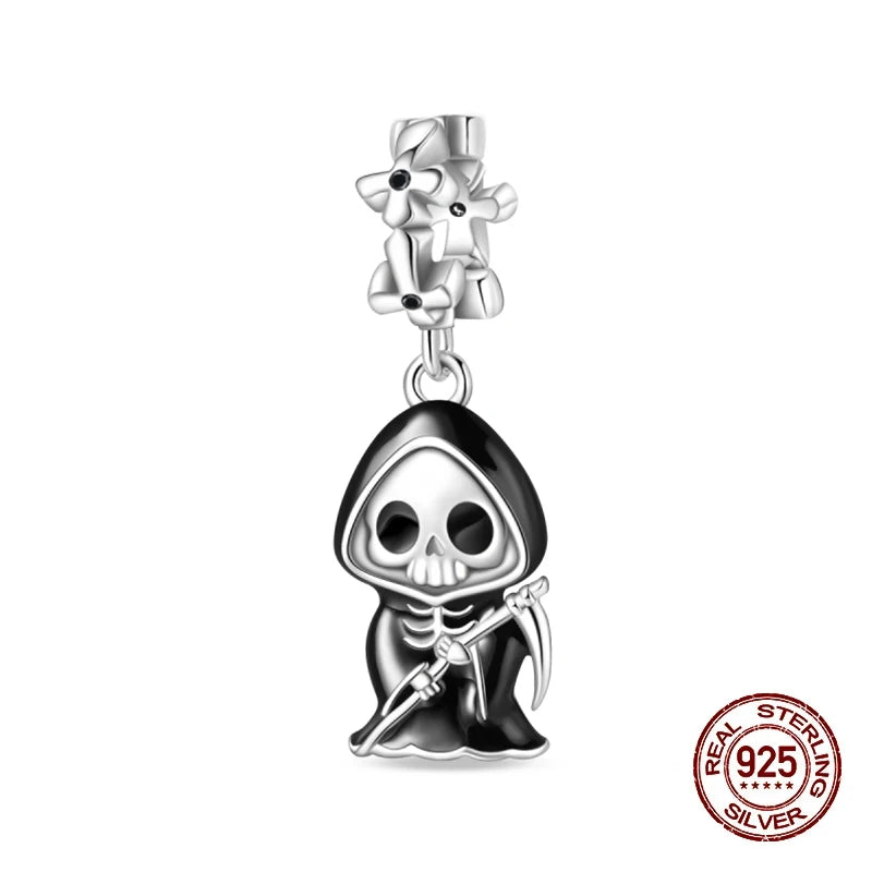 Halloween Luminous Charms Bead 925 Sterling Silver Dabfavshop