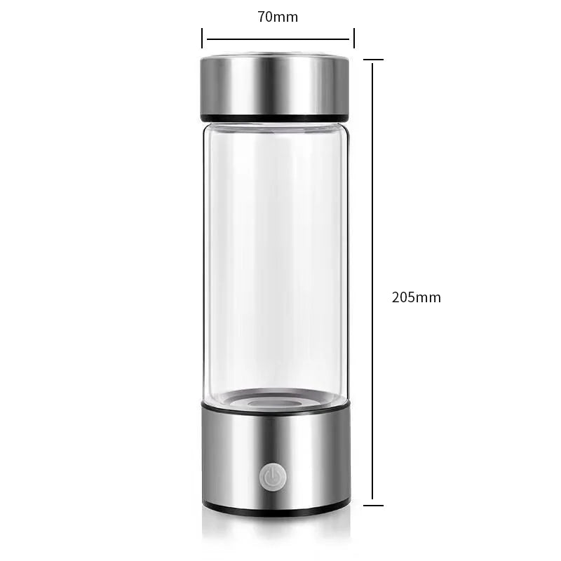 Electric Hydrogen-Rich Water Cup Antioxidant Lonizer 420ml Dabfavshop