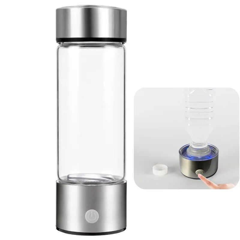 Electric Hydrogen-Rich Water Cup Antioxidant Lonizer 420ml Dabfavshop