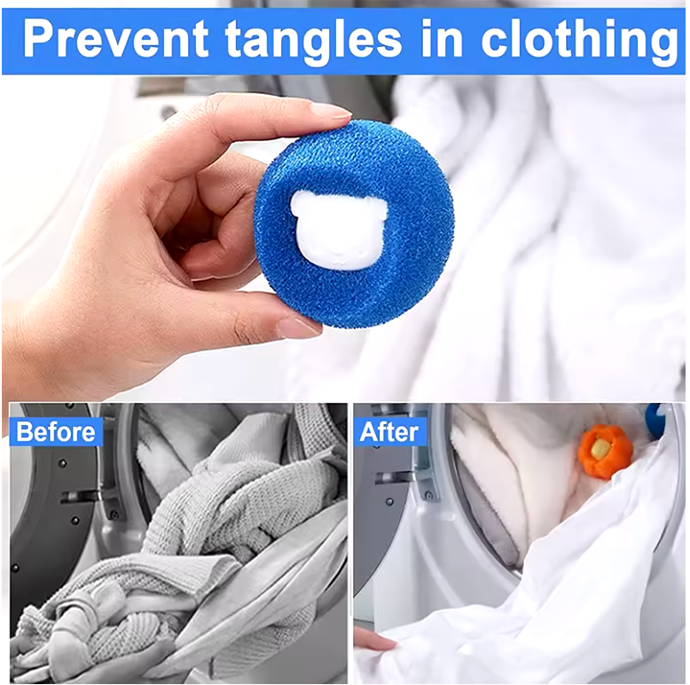 WagCatcher™ - Washing Machine Fur/Hair/Lint Catcher Balls (Reusable) Dabfavshop
