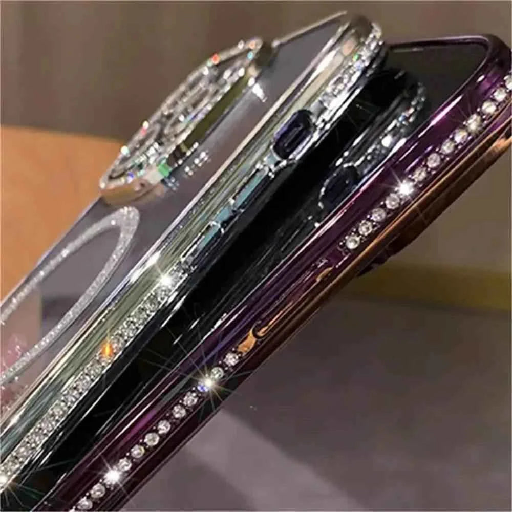 Sexy Luxury Fancy Diamond Out Phone Case For Iphones