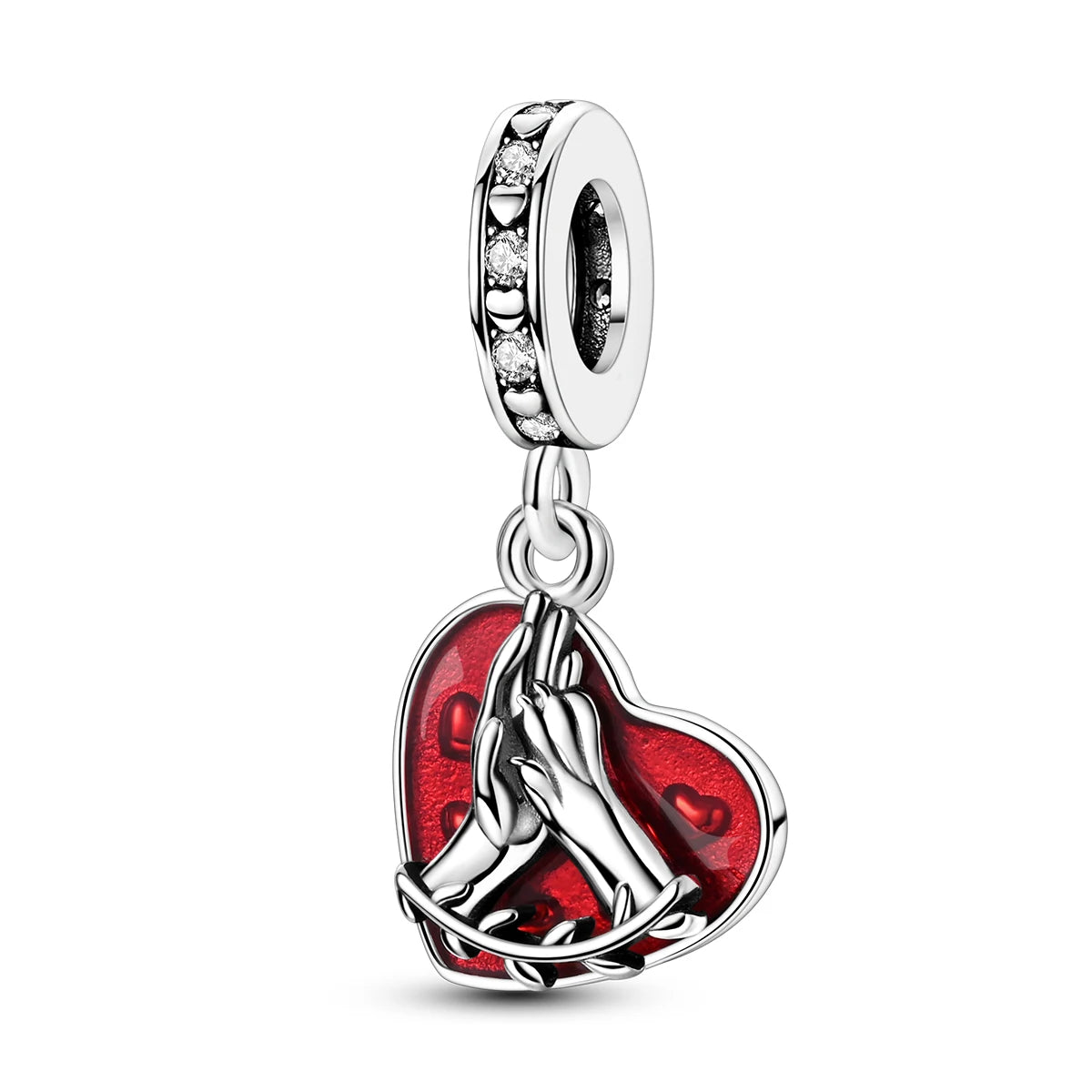 Red Charm Bead Original 925 Silver Fit Bracelet Pendant Diy Car Coffee Cherry For Woman Jewelry Dabfavshop