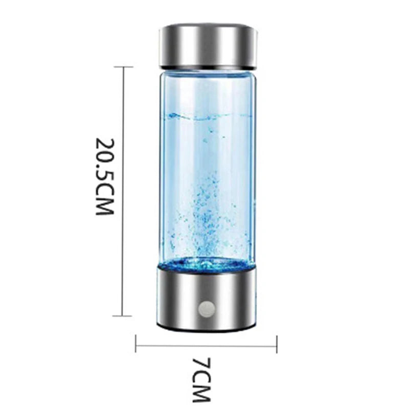 Electric Hydrogen-Rich Water Cup Antioxidant Lonizer 420ml Dabfavshop