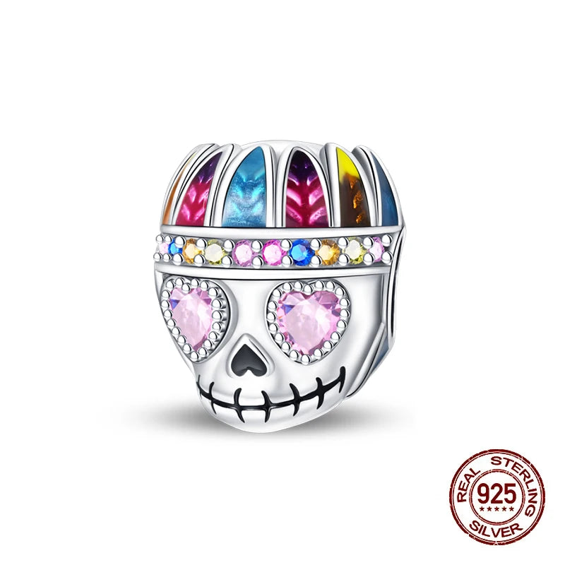 Halloween Luminous Charms Bead 925 Sterling Silver Dabfavshop