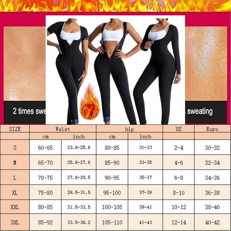 Body Shaper Sauna Jumpsuit - Dabfavshop