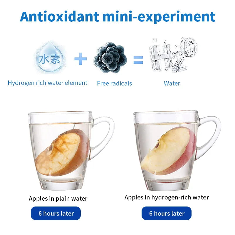 Electric Hydrogen-Rich Water Cup Antioxidant Lonizer 420ml Dabfavshop