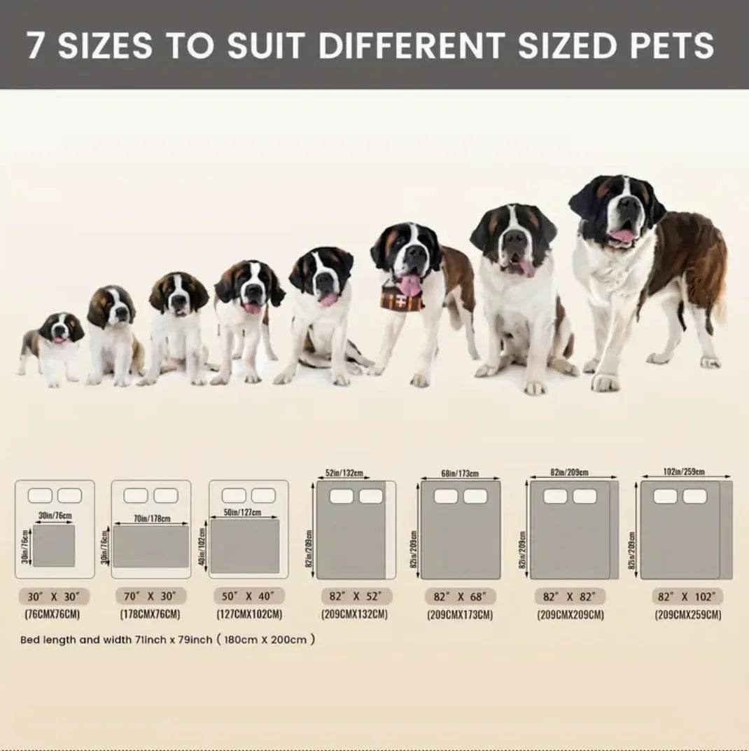 Waterproof Reversible Rainbow Pet Bed Cover - Dabfavshop