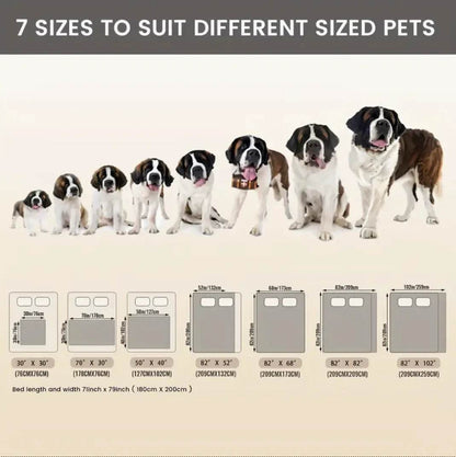 Waterproof Reversible Rainbow Pet Bed Cover - Dabfavshop