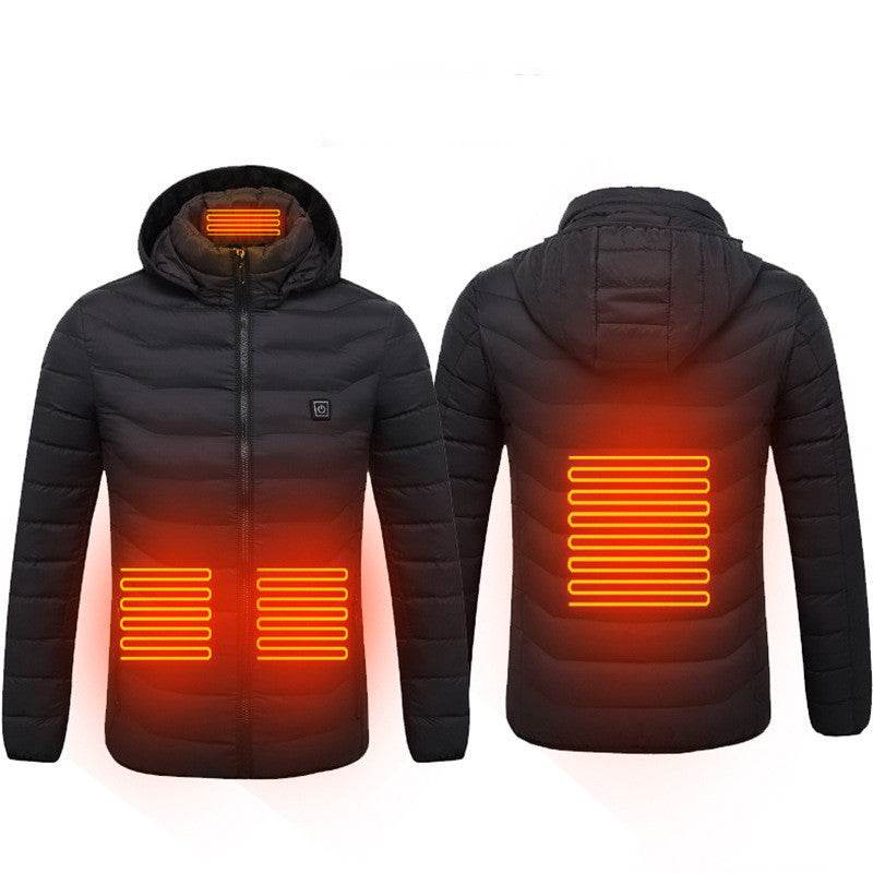 USB Electric Heated Jacket, 3+2 Heating Zone Cover The Upper Body - Dabfavshop