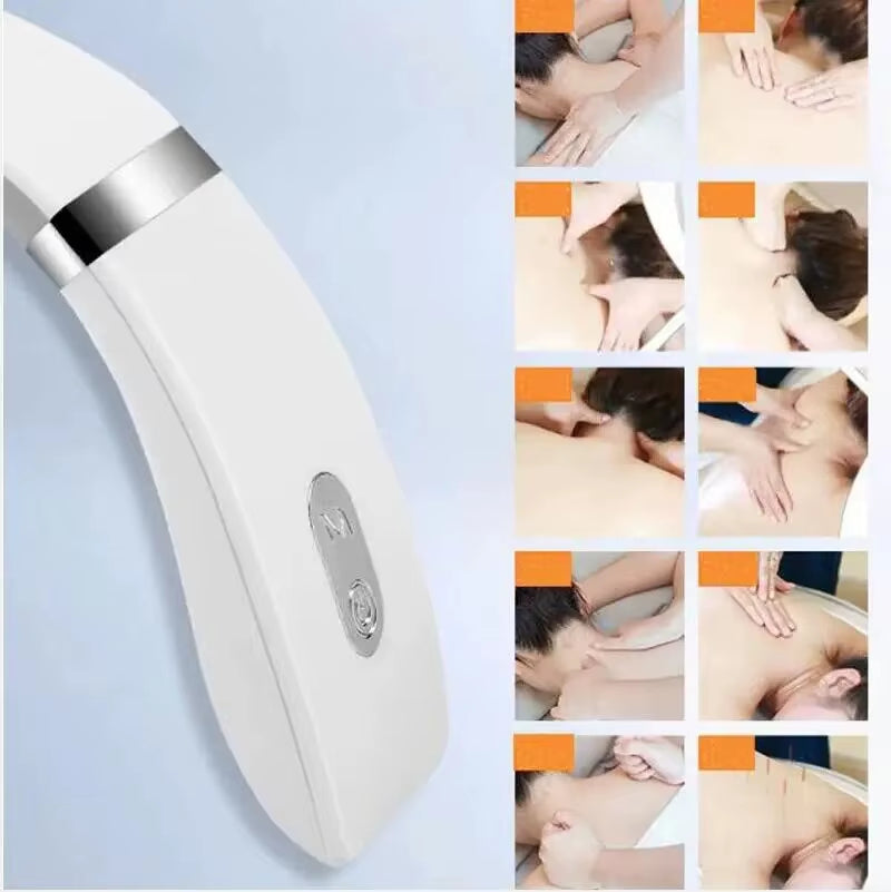 Massager For Pain ReliefCervical Massager Portable Mini Neck Shoulder Massager Deep Massage Neck Warm Pressing Neck Pressing Care Neck YOSYO Official Store