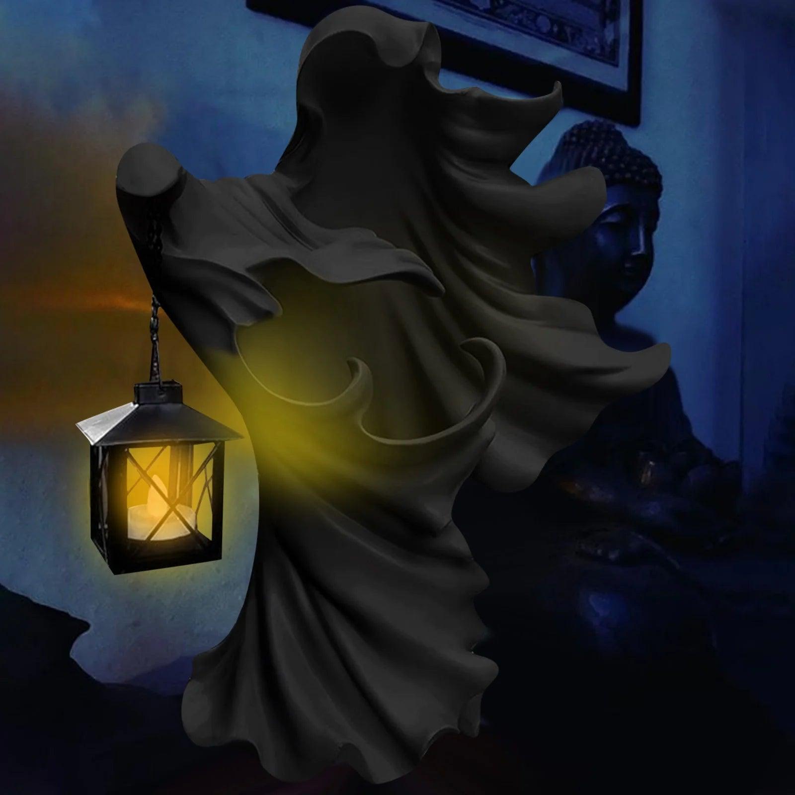 Hell Messenger With Lantern Ghost Halloween Decorations - Dabfavshop