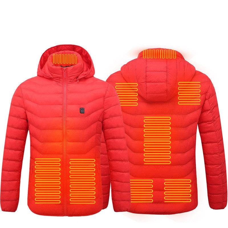 USB Electric Heated Jacket, 3+2 Heating Zone Cover The Upper Body - Dabfavshop