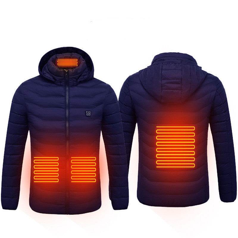 USB Electric Heated Jacket, 3+2 Heating Zone Cover The Upper Body - Dabfavshop