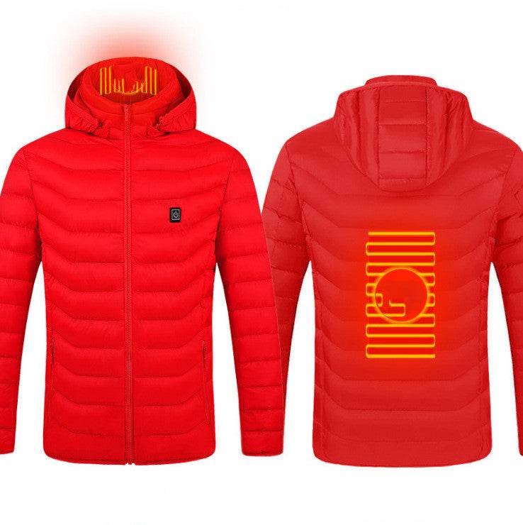 USB Electric Heated Jacket, 3+2 Heating Zone Cover The Upper Body - Dabfavshop