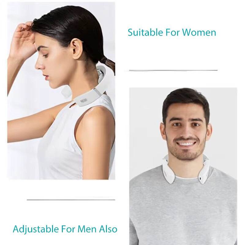 Massager For Pain ReliefCervical Massager Portable Mini Neck Shoulder Massager Deep Massage Neck Warm Pressing Neck Pressing Care Neck YOSYO Official Store