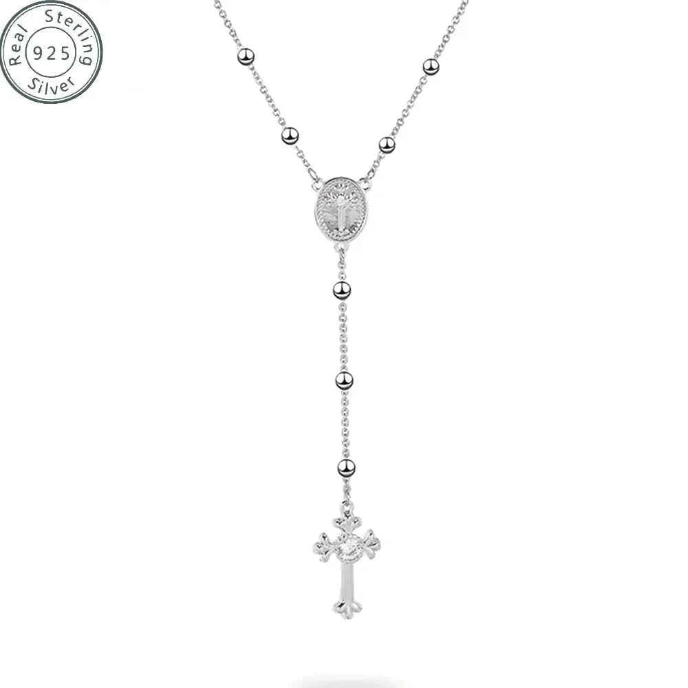 Italian 925 Sterling Silver or 18K Gold Plated Rosary