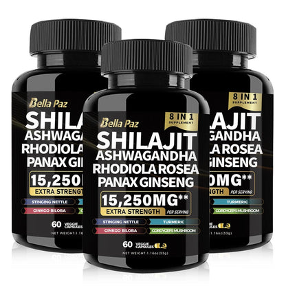 BellaPaz Shilajit Ashwagandha Rhodiola Rosea Panax Ginseng - Dabfavshop