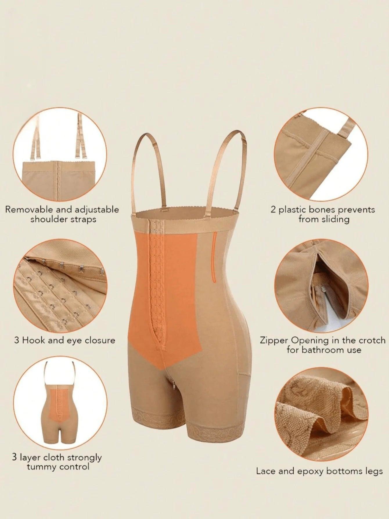 Compressing Full Shapewear Bodysuit - Dabfavshop