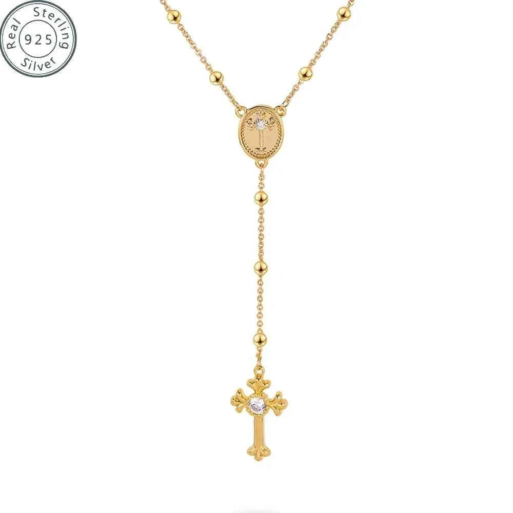 Italian 925 Sterling Silver or 18K Gold Plated Rosary