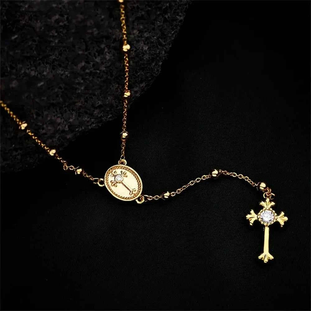 Italian 925 Sterling Silver or 18K Gold Plated Rosary