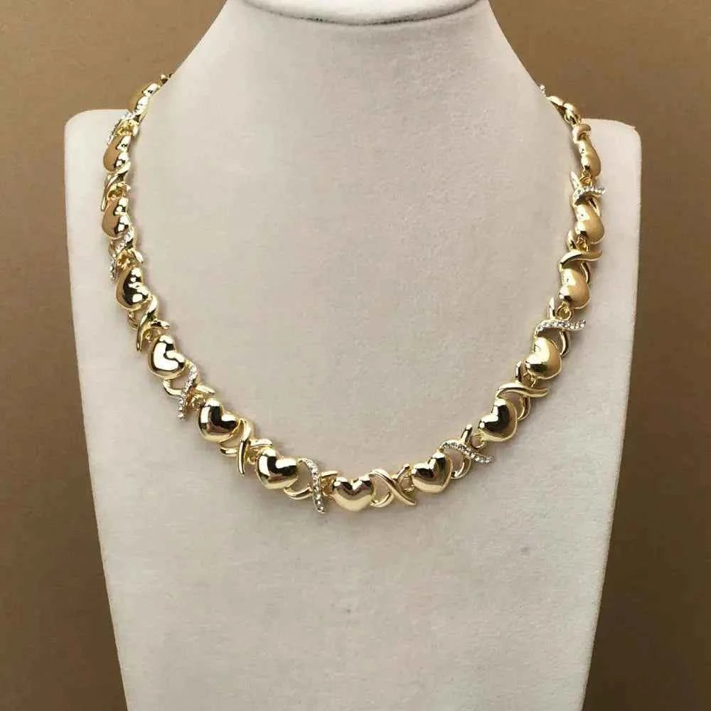 Hearts Gold Silver Necklaces