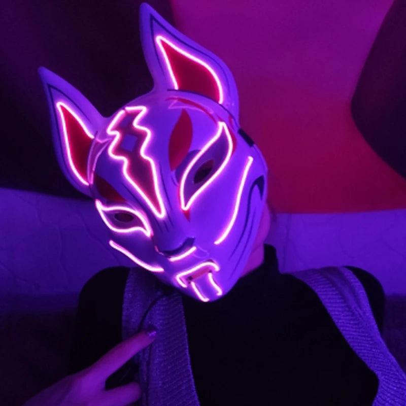 LED Luminous Fox Mask - Halloween Party Must-Have! - Dabfavshop