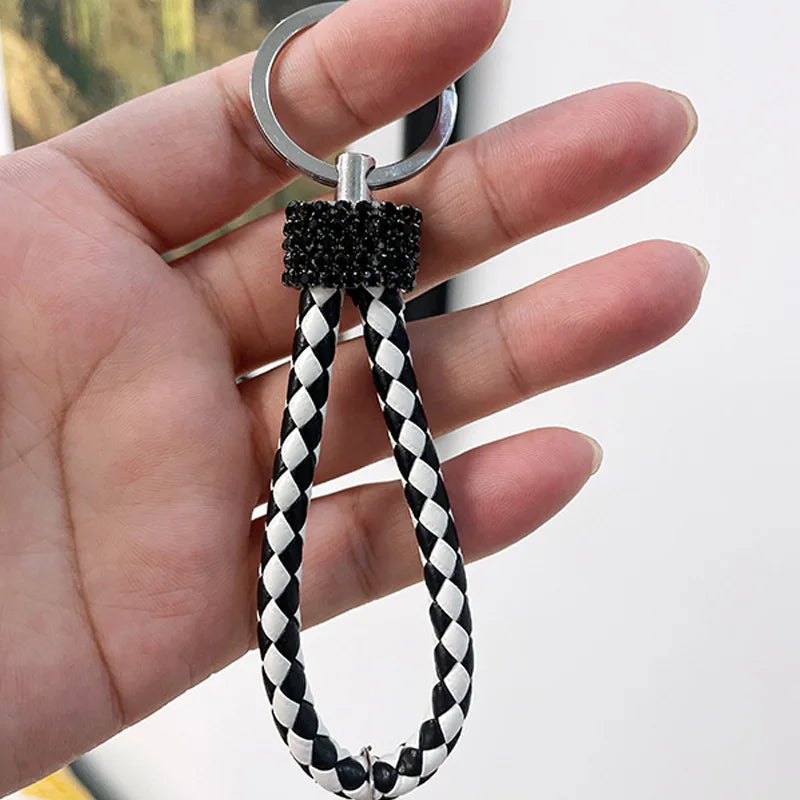 Craft Rhinestone Bear Tassels Keychain Cute Cartoon Resin Bag Charm Holder Fashionable Animal Themed Zinc Alloy Keychains Dabfavshop