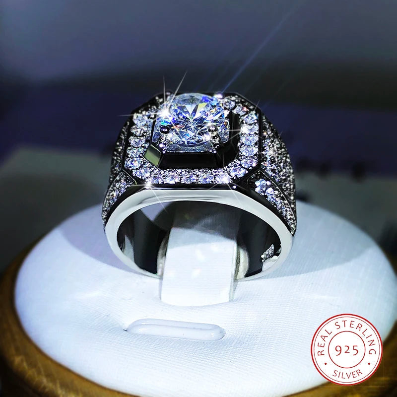 925 Sterling Silver AAA Crystal Zircon Ring Dabfavshop
